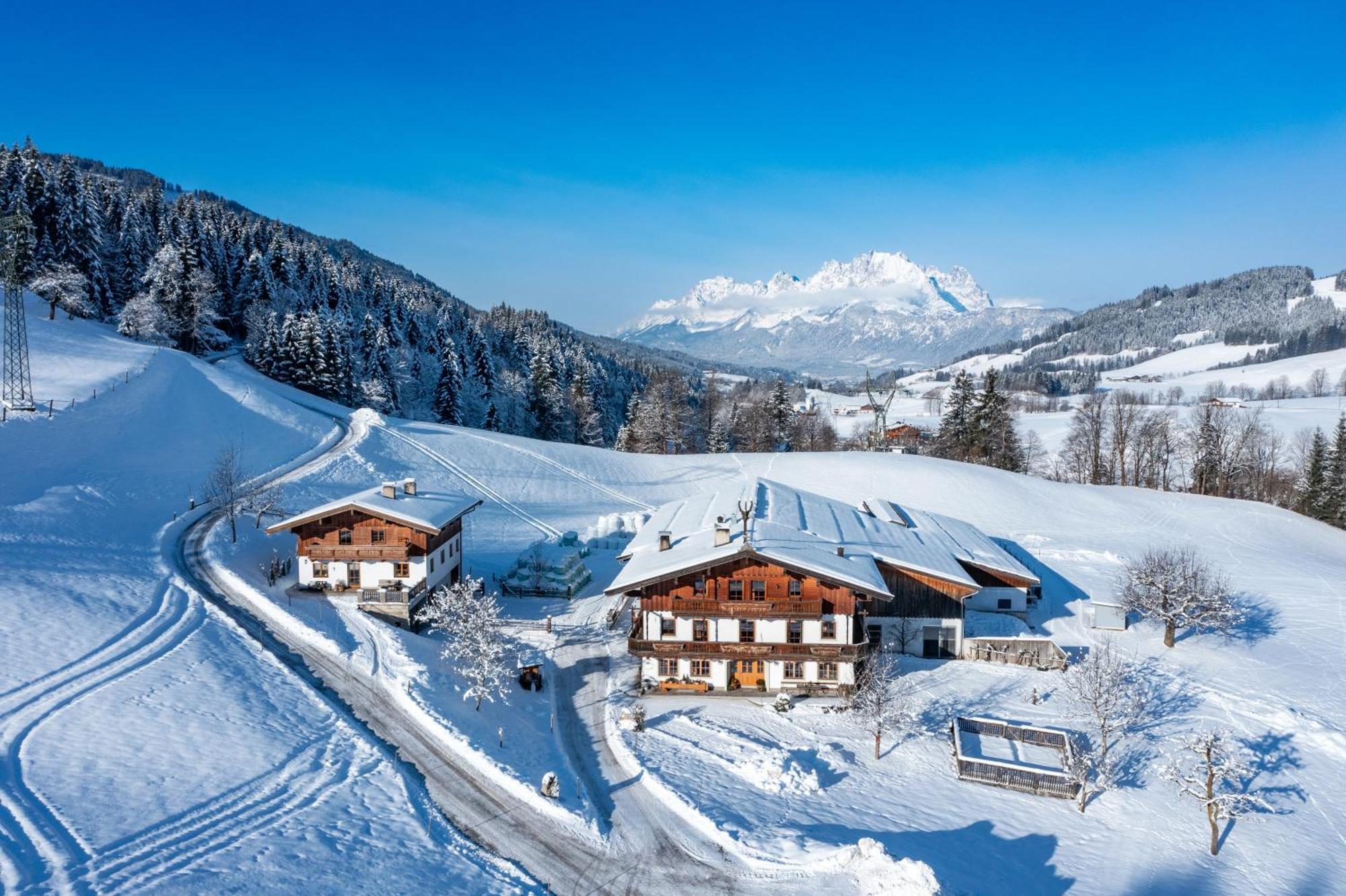 Bio-Bauernhof Niederlehen Villa Fieberbrunn Exteriör bild